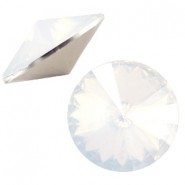 Rivoli 1122 - 12 mm puntsteen White opal